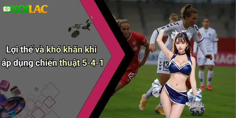 Lợi thế và khó khăn khi áp dụng chiến thuật 5-4-1