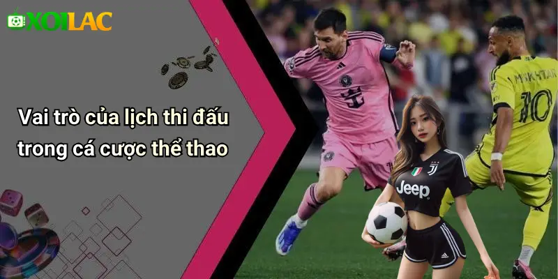 Vai trò của lịch thi đấu trong cá cược thể thao