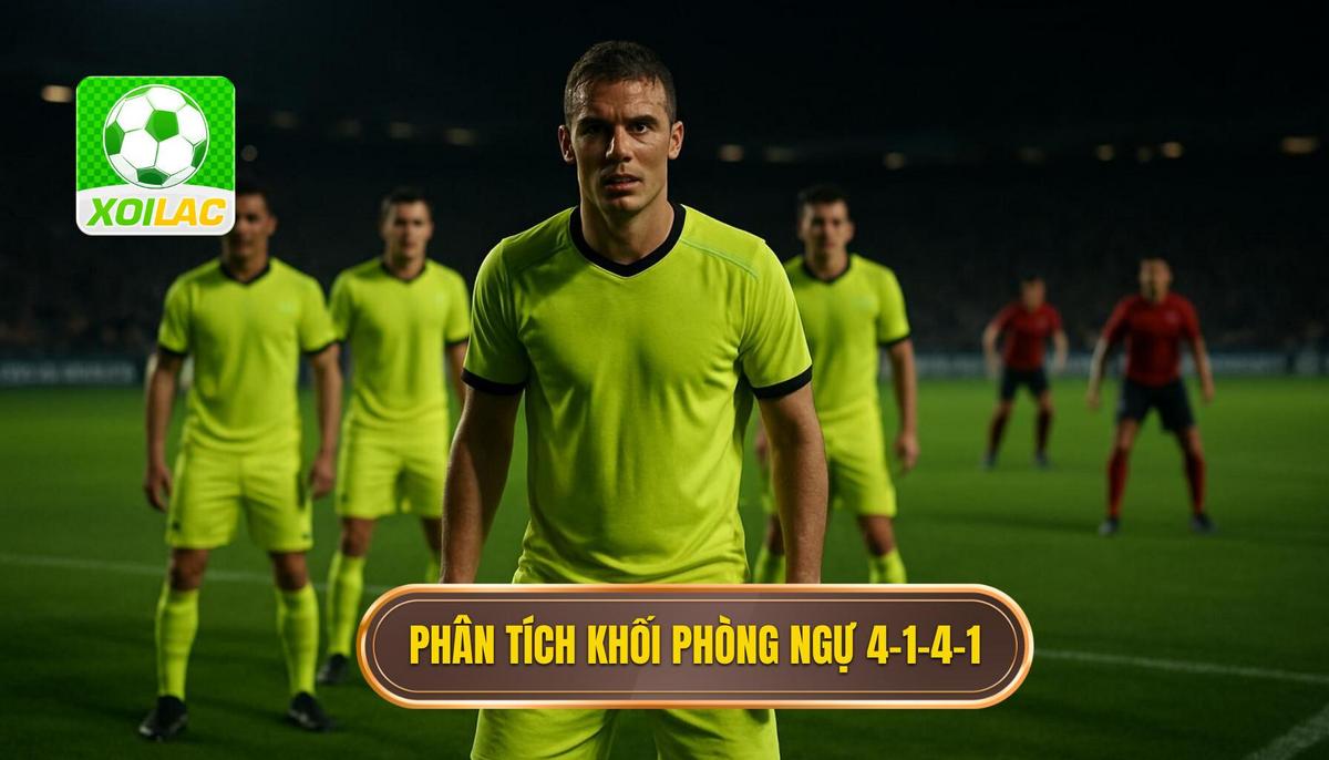 Phân tích chuyên sâu về Khối phòng ngự 4-1-4-1