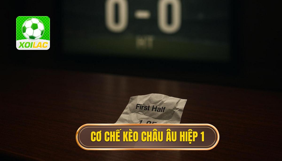 Bản chất và cơ chế vận hành của kèo châu âu hiệp 1