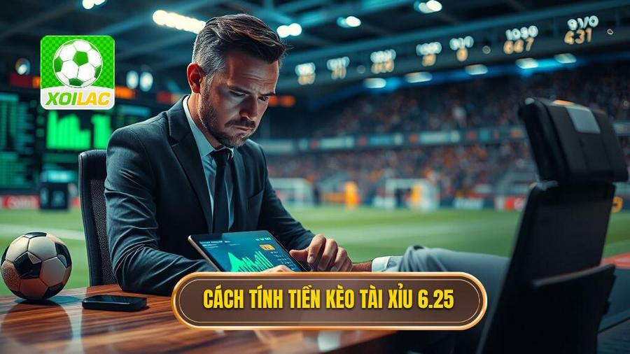 2. Cách tính tiền kèo tài xỉu 6.25