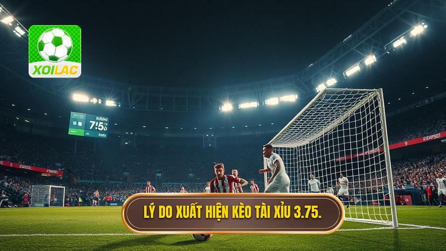 2. Lý do xuất hiện kèo tài xỉu 3.75.