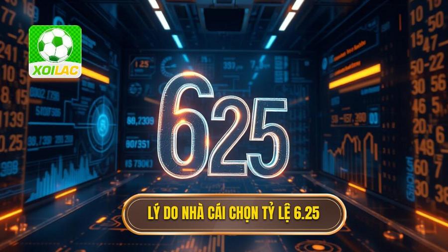 3. Lý do nhà cái chọn tỷ lệ 6.25