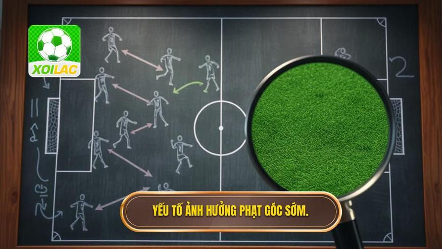 3. Yếu tố ảnh hưởng phạt góc sớm.