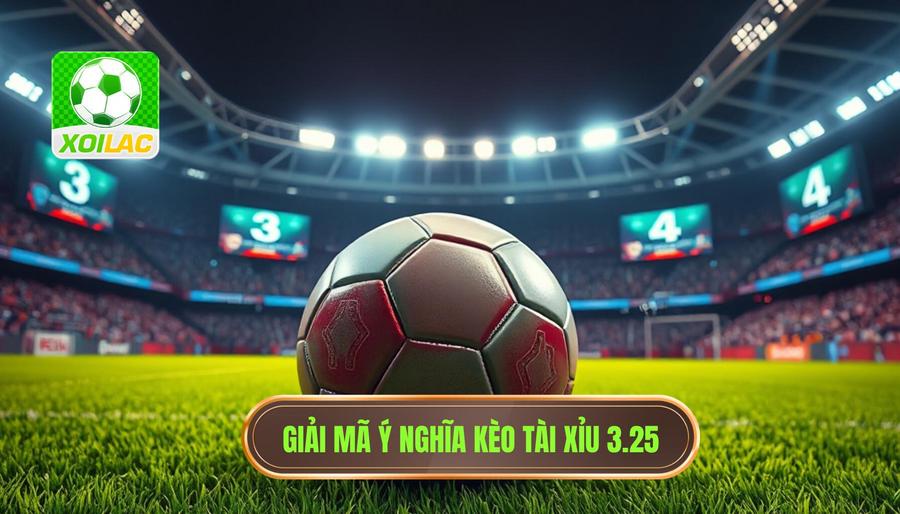 Giải mã khái niệm: Kèo tài xỉu 3.25 có ý nghĩa gì?