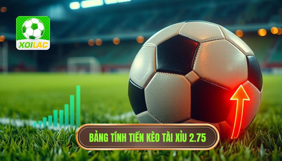 Bảng tổng hợp cách tính tiền kèo tài xỉu 2.75