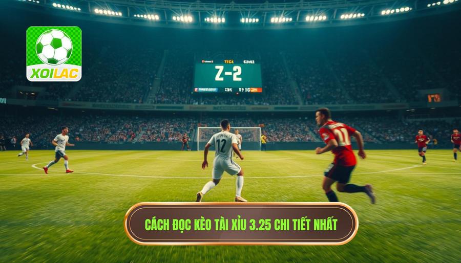 Cách đọc kèo tài xỉu 3.25 chi tiết nhất