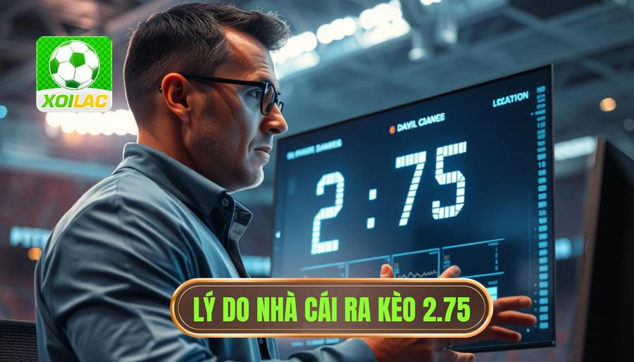 Tại sao nhà cái lại đưa ra tỷ lệ 2.75?